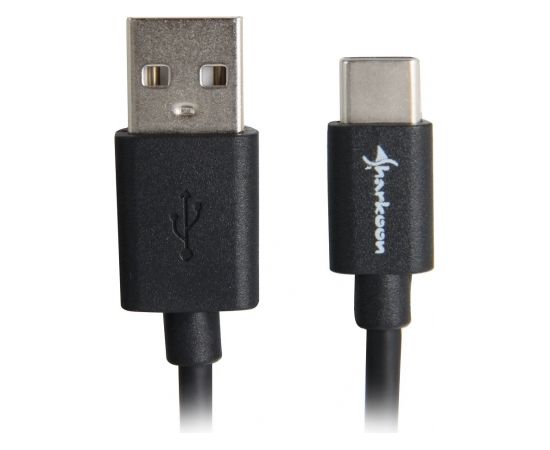 Sharkoon USB 2.0 A - USB C Adapter - black - 3m