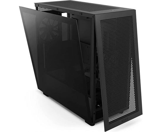 NZXT H7 Flow All tower case, tempered glass, black - window