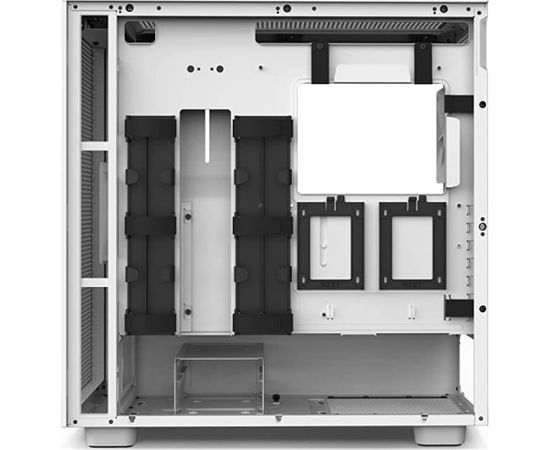 NZXT H7 Flow tower case, tempered glass, white - window