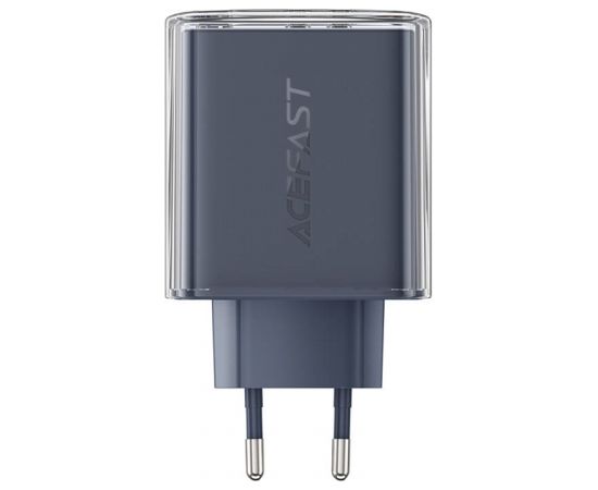 Wall charger Acefast A45, 2x USB-C, 1xUSB-A, 65W PD (grey)