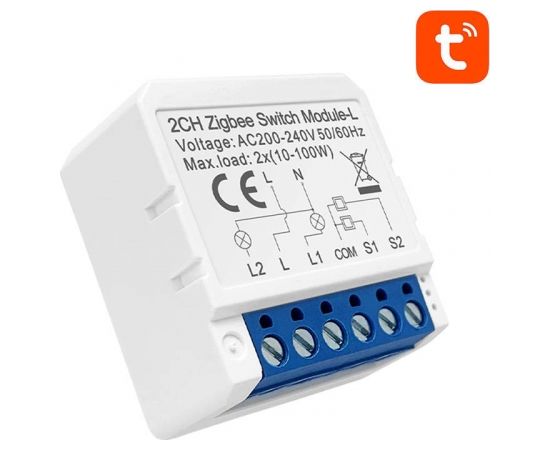 Smart Switch Module ZigBee Avatto LZWSM16-W2 No Neutral TUYA