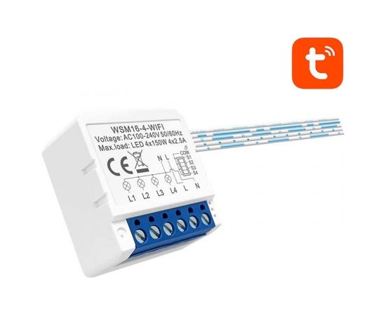 Smart Switch Module WiFi Avatto WSM16-W4 TUYA