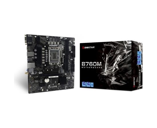 Biostar B760MX2-E D4 motherboard Intel B760 LGA 1700 micro ATX