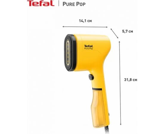 TEFAL DT2026E1 Pure Pop rokas tvaika gludināšanas ierīce 1300W dzeltens