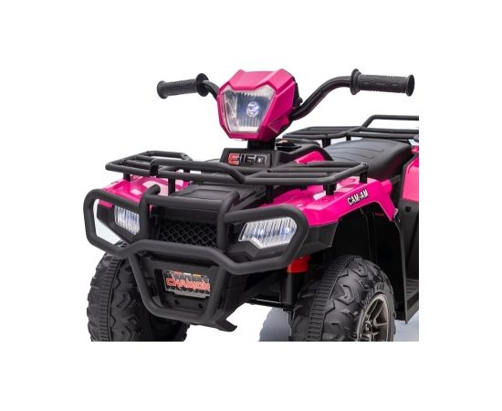 JC915 elektriskais kvadracikls, rozā krāsā