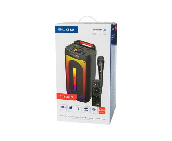 Blow Bluetooth speaker CityLIGHT + remote control + microphone