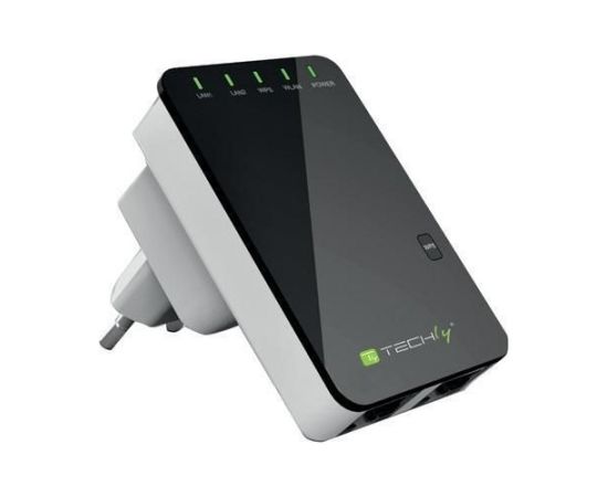 Techly Wall Plug Wireless Router 300N Wall Repeater2 I-WL-REPEATER2