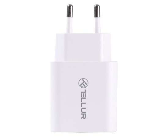 Tellur Dual Port Wall Charger PDHC PD 20W + QC3,0 18W White