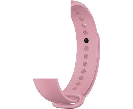 Devia Silicone Rемешок для Xiaomi Mi Band 5 / Mi Band 6 / Розовый