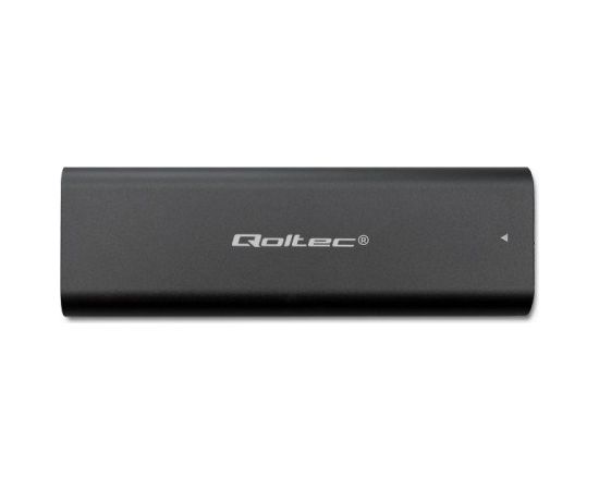 Qoltec 50312 storage drive enclosure SSD enclosure Black M.2