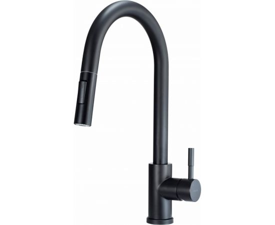 KITCHEN MIXER WITH PULL-OUT SHOWER DEANTE TWO FLOWS, BLACK LIMA
