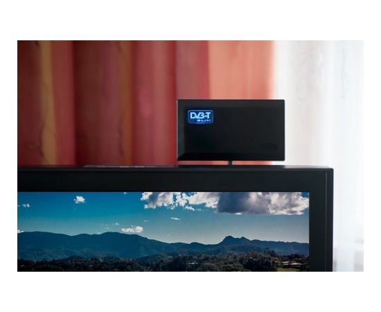 Maclean Active indoor antenna DVB-T/T2 H.265 HEVC amplifier antenna Antenna with amplifier Suction cup Bracket USB 5V ТВ антенны