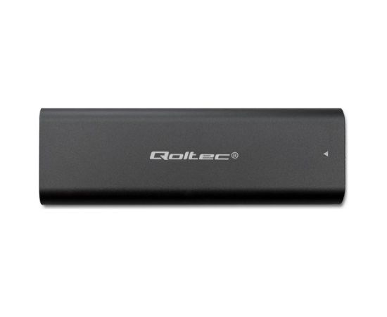 Qoltec 50311 storage drive enclosure SSD enclosure Black M.2