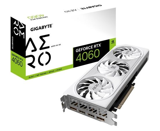 Gigabyte Karta graficzna GeForce RTX 4060 AERO OC 8G