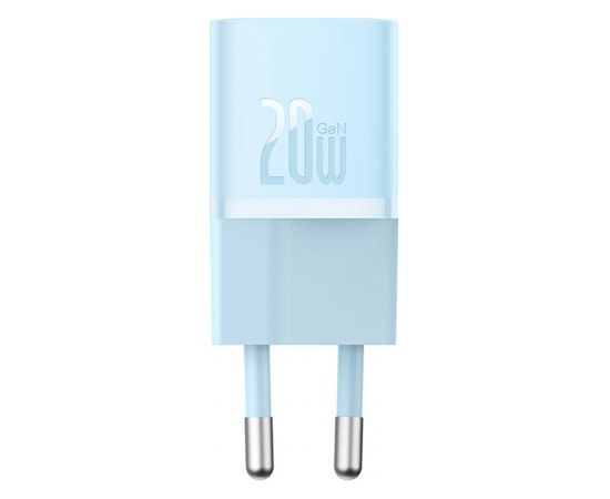 Mini wall charger Baseus GaN5 20W (blue)