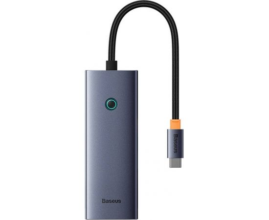 5-in-1 Hub Baseus UltraJoy Series USB-C to HDMI4K@30Hz+3xUSB 3.0+1xPD (grey) USB / Type-C Hub