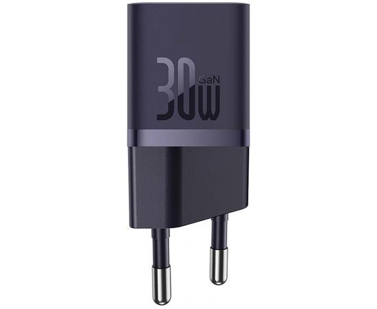 Mini wall charger Baseus GaN5 30W (purple)