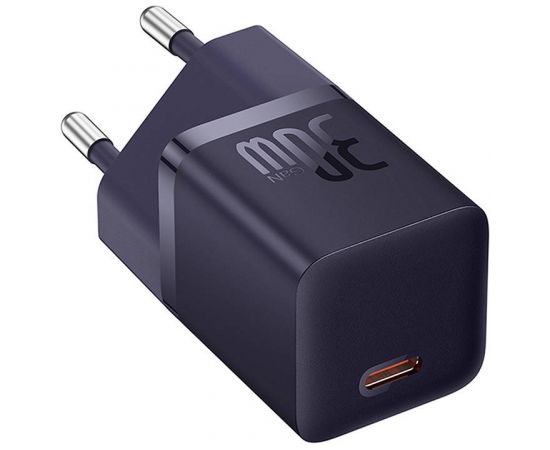 Mini wall charger Baseus GaN5 30W (purple)