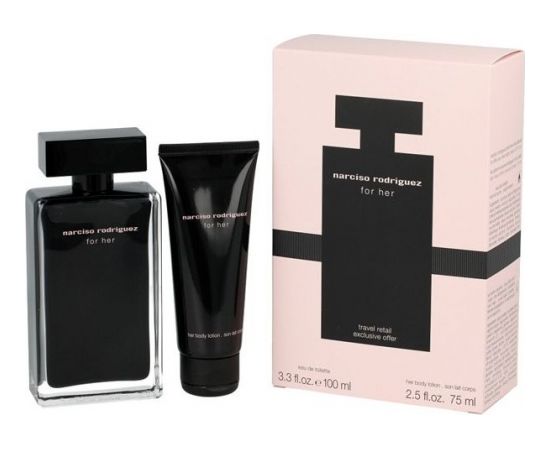 Narciso Rodriguez ZESTAW Narciso Rodriguez For Her EDT 100ml + BL 75ml