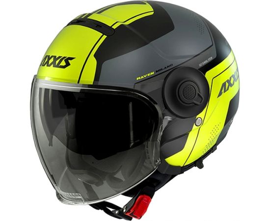 Axxis Helmets, S.a CASCO AXXIS OF509 SV RAVEN SV MILANO B3 AMARILLO FLUOR MATE M