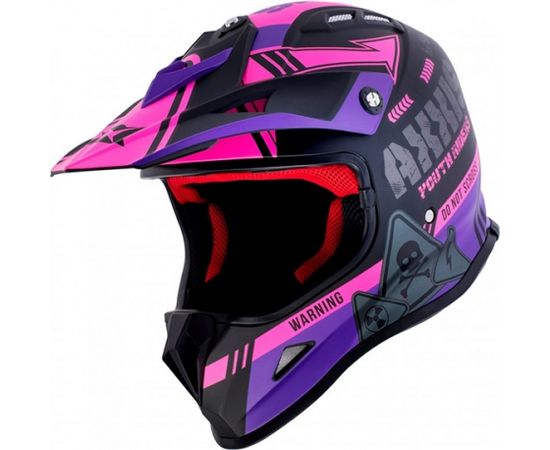 Axxis Helmets, S.a CASCO AXXIS MX-KIDS WOLVERINE B8 ROSA MATE S KID