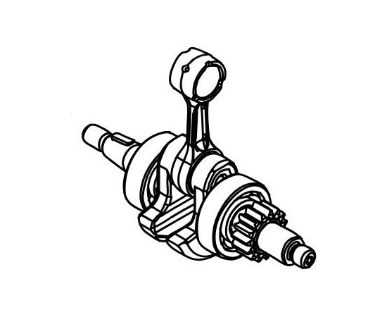 CRANKSHAFT,ASY SRM-3611T, ECHO