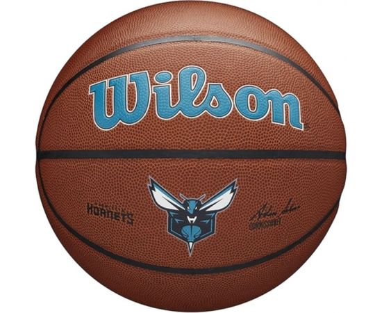 Basketball Wilson Team Alliance Charlotte Hornets Ball WTB3100XBCHA (7)