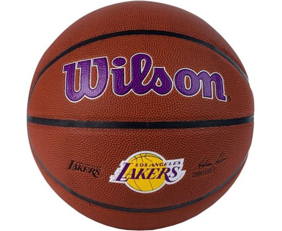 Basketball ball Wilson Team Alliance Los Angeles Lakers Ball WTB3100XBLAL (7)