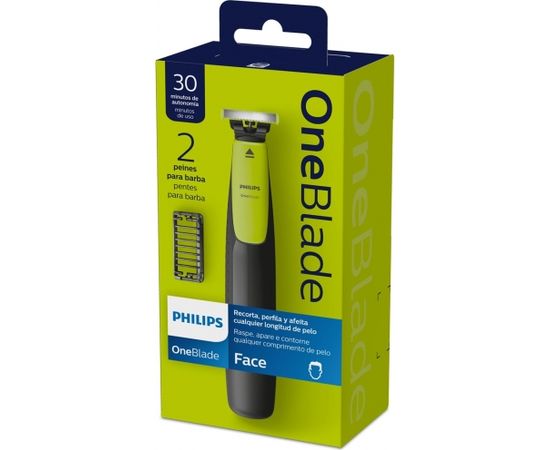 Philips OneBlade QP2510/15 beard trimmer Wet & Dry Black, Lime Matu, Bārdas, Ķermeņa trimmeri