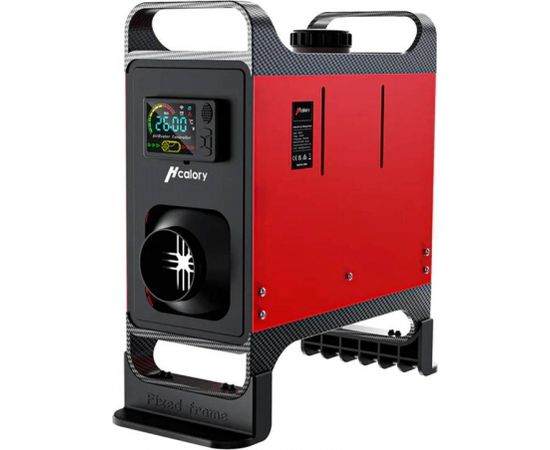 Parking heater HCALORY HC-A02, 8 kW, Diesel, Bluetooth (red)