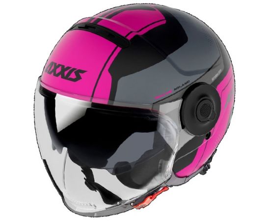 Axxis Helmets, S.a CASCO AXXIS OF509 SV RAVEN SV MILANO B8 ROSA MATE M