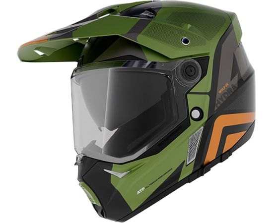Axxis Helmets, S.a CASCO AXXIS MX803DS WOLF DS HYDRA B6 VERDE MATE M Moto ķiveres 