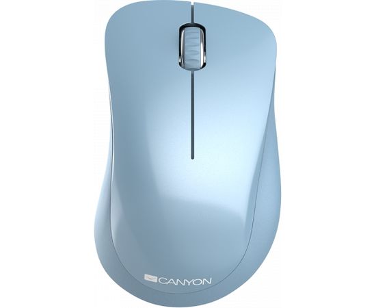 CANYON MW-11, 2.4 GHz  Wireless mouse ,with 3 buttons, DPI 1200, Battery:AAA*2pcs  ,Blue67*109*38mm 0.063kg