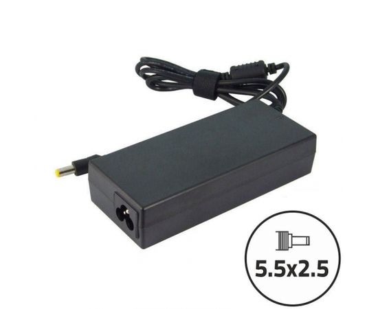 Laptop AC power adapter Qoltec 90W | 19V | 4.74 A | 5.5x2.5