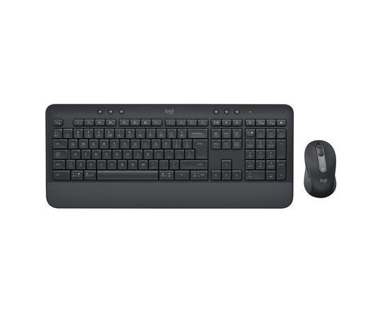 Logitech signature MK650 Combo for Business graphite, Logi Bolt, USB/Bluetooth, DE Клавиатуры