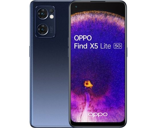 OPPO Find X5 Lite 16.3 cm (6.43") Dual SIM Android 12 5G USB Type-C 8 GB 256 GB 4500 mAh Black