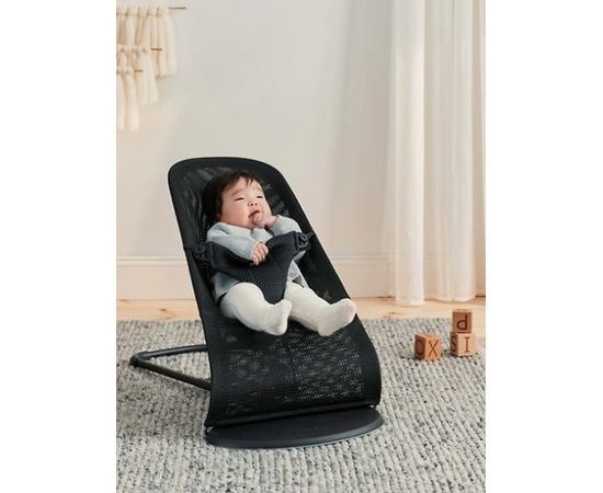 Babybjorn BabyBjörn Bouncer Bliss aukle, Black, mesh