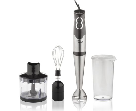 Gallet Blender Naucelle 3in1 GALMIX435 Hand Blender, 500 W, Number of speeds 2, Chopper, Ice crushing, Black/Stainless steel