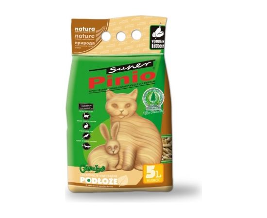 Certech Cat Litter Super Pinio Natural 5 l - Wooden Cat Litter