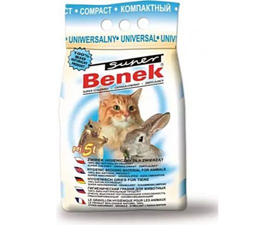 Certech Super Benek Universal Compact - Cat Litter Clumping 5 l