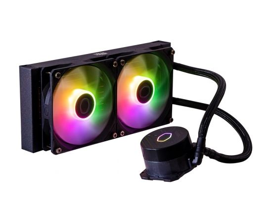 Cooler Master MasterLiquid 240L Core ARGB Computer case, Processor Liquid сooling kit 12 cm Black