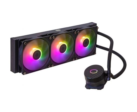 Cooler Master MasterLiquid 360L Core ARGB Computer case, Processor Liquid сooling kit 12 cm Black