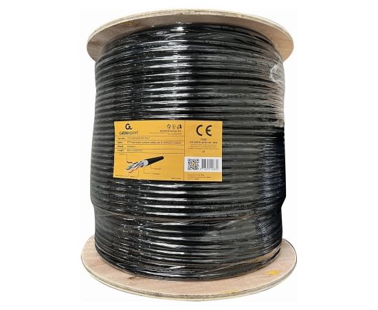 Gembird FPC-6004GE-SO-OUT CAT6 FTP LAN Gel filled outdoor cable, solid, 305 m, black