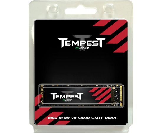 Mushkin Tempest 256 GB, SSD (black, PCIe 3.0 x4, NVMe 1.4, M.2 2280)