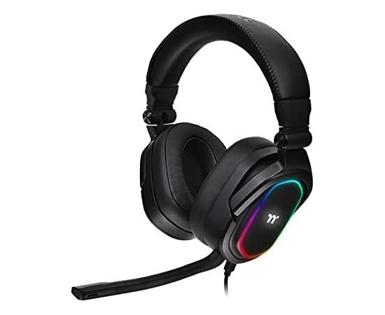 Thermaltake Argent H5 RGB 7.1, gaming headset (black, jack)