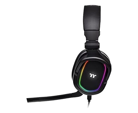 Thermaltake Argent H5 RGB 7.1, gaming headset (black, jack)