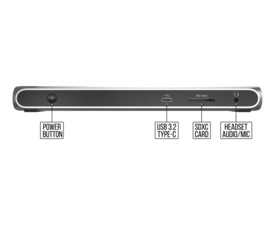 Corsair TBT100 Thunderbolt 3 Dock, Docking Station (silver, HDMI, Power Delivery, RJ-45)