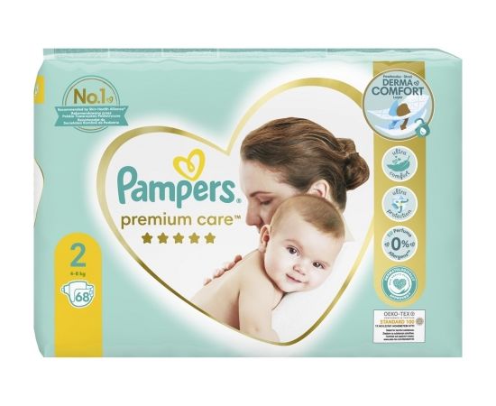 Pampers PC NB Value Pack Mini S2 68 pc(s)