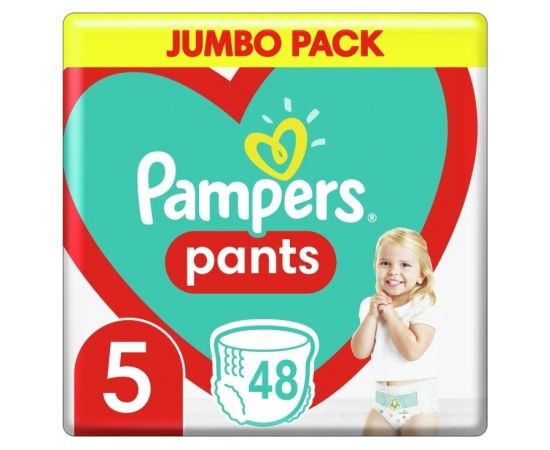 Pampers Pants 12kg-17kg, size 5-JUNIOR, 48pcs
