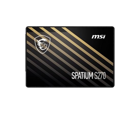 MSI SPATIUM S270 SATA 2.5 240GB internal solid state drive 2.5" Serial ATA III 3D NAND